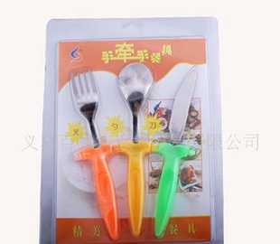 手牵手餐具三件套 创意厨房里的新奇百变小商品